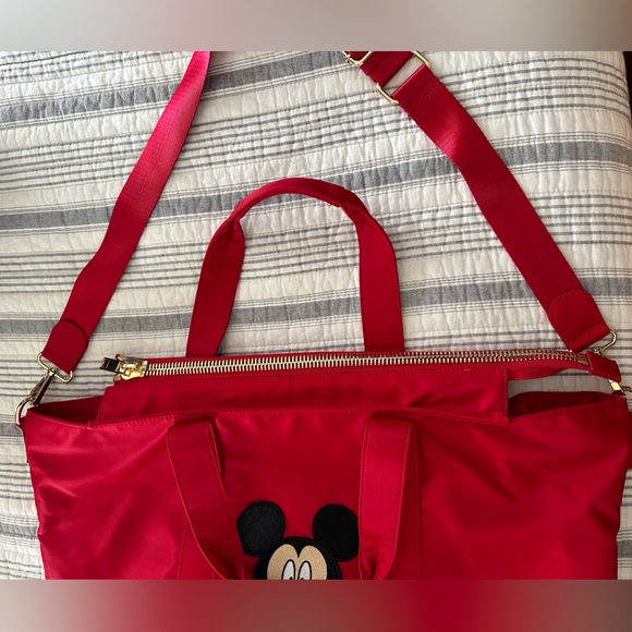 Stoney Clover Lane. classic tote bag. Ruby ❤️ with a large Mickey patch. - Picture 5 of 11